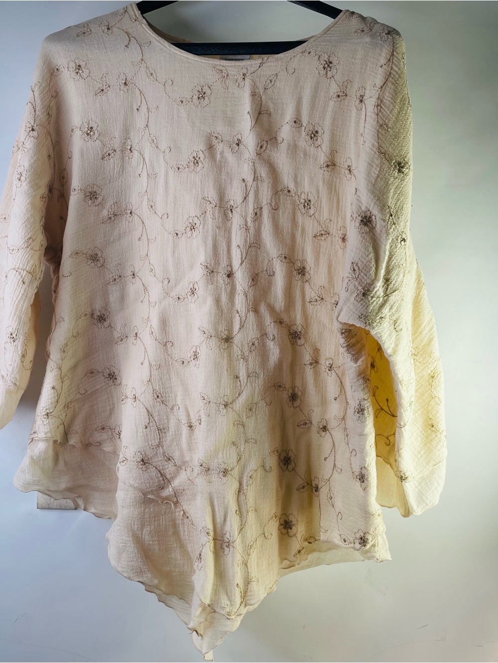 Color Me Cotton Tiered Maxi Top & Skirt with Ruffled Hem 2 piece Boho Fairycore - Picture 2 of 16